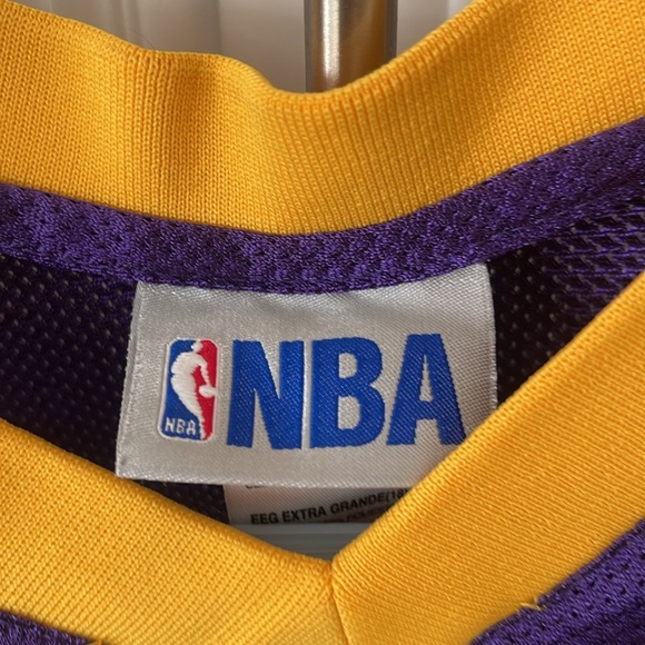 Vintage NBA Lakers Kobe Bryant Number 24 Mesh basketball Jersey XXL (18) - Picture 6 of 10